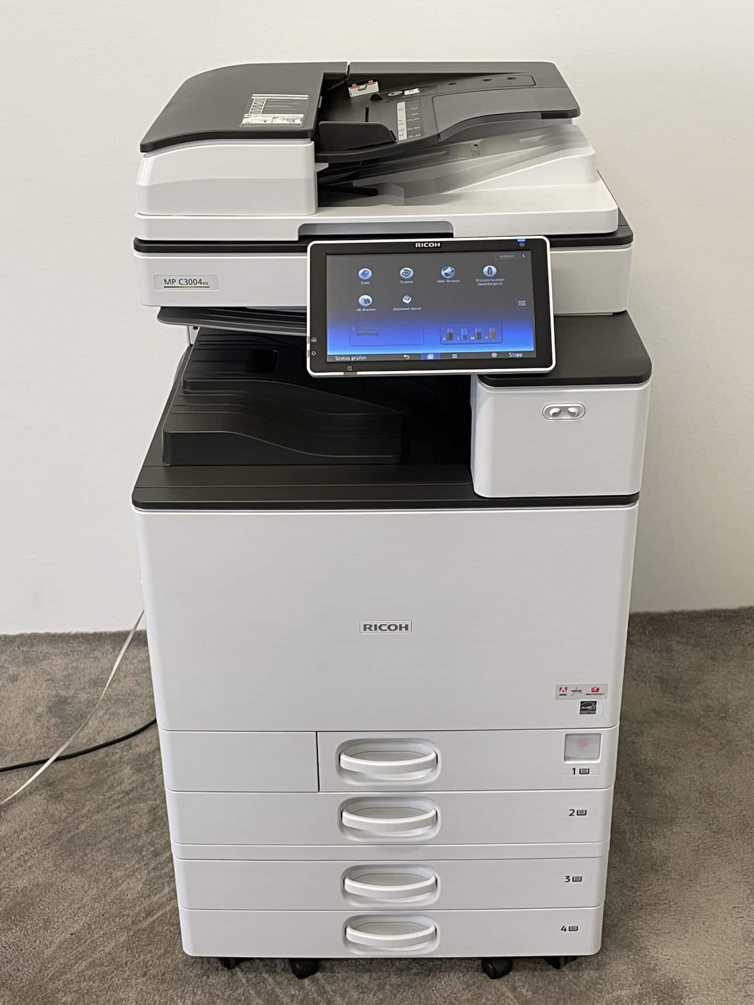 Ricoh MP C3004ex A3-A4 Laserdrucker Farbkopierer Scanner Duplex nur 68.000 Seiten
