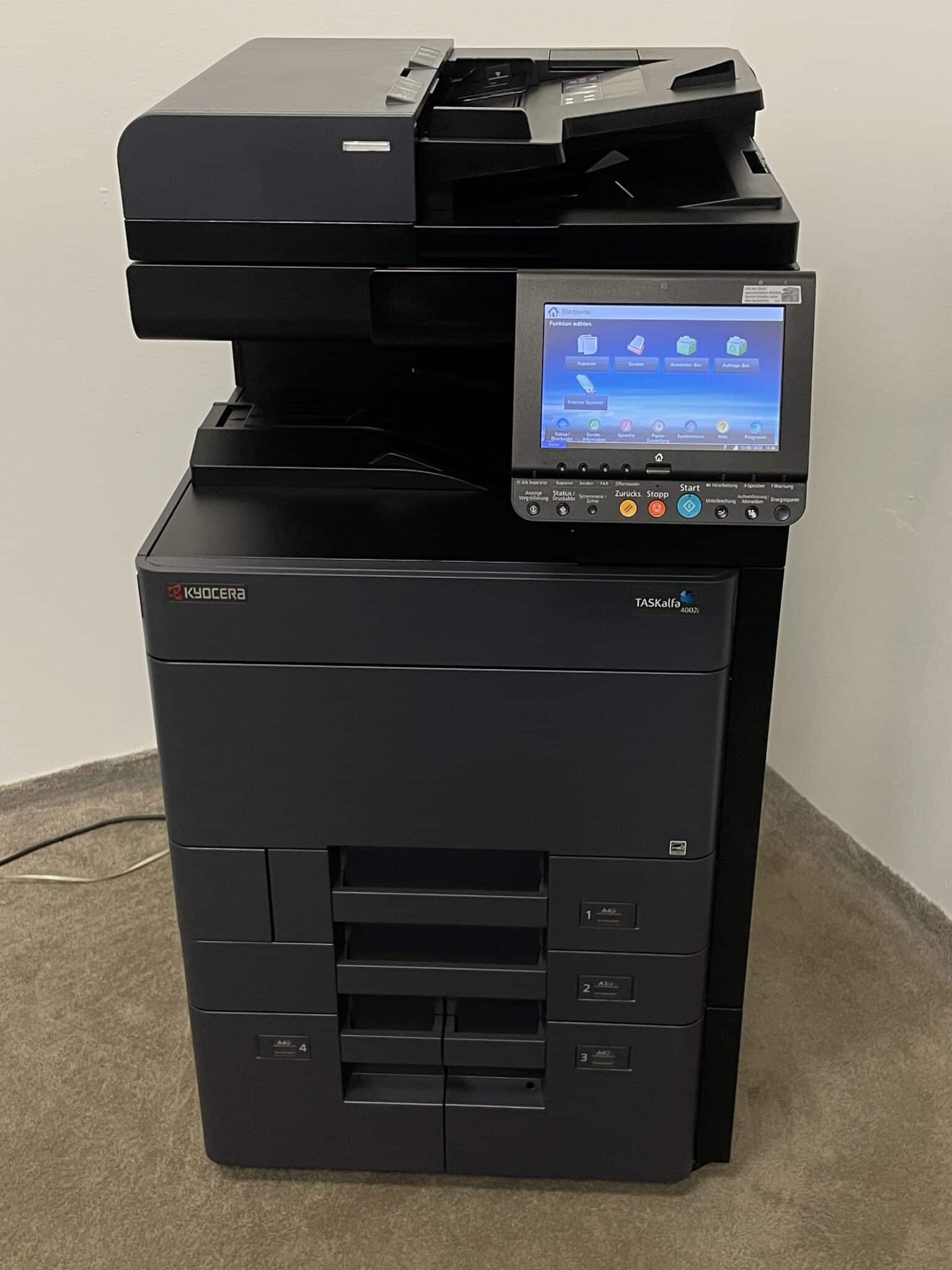 Kyocera TASKalfa 4002i Kopierer Mono-LasermultifunktionsdruckerScanner Duplex nur 61.900 Seiten TOP Zustand kaufen oder mieten